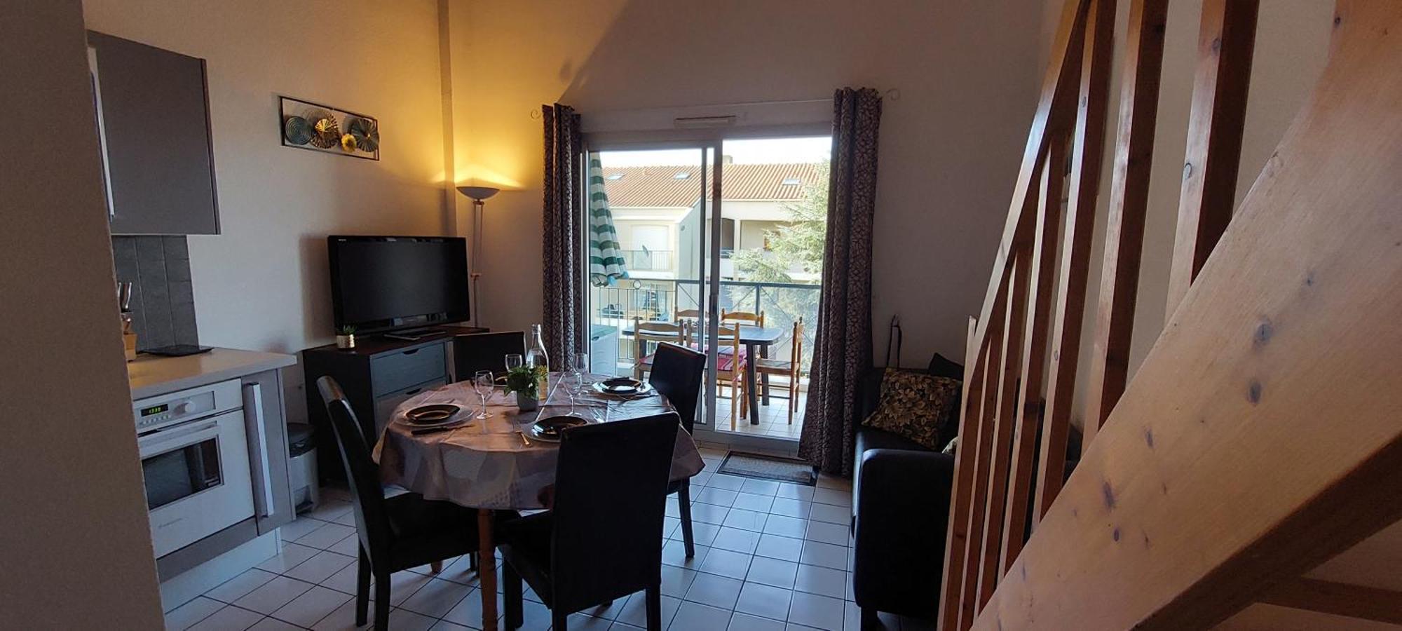 Apartamento Au Calme Avec Piscine Et Parking Dans Résidence Securisée Saint-Jean-de-Monts